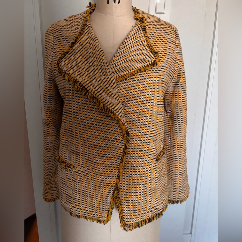 Ann Taylor Moto Style Blazer Size US 4